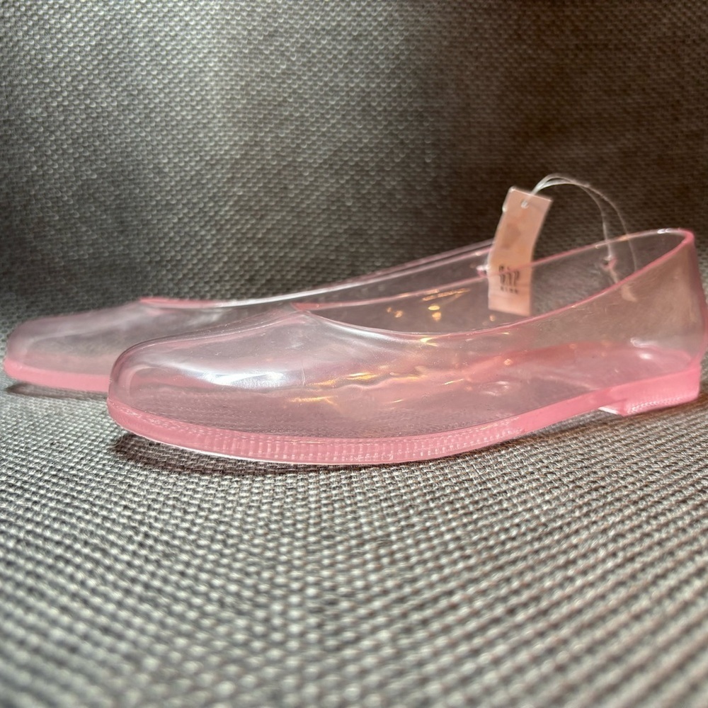 GAP KIDS pink ballet flat jelly shoe slip on flat dress play shoes. NWT. Size 13 - Picture 12 of 15